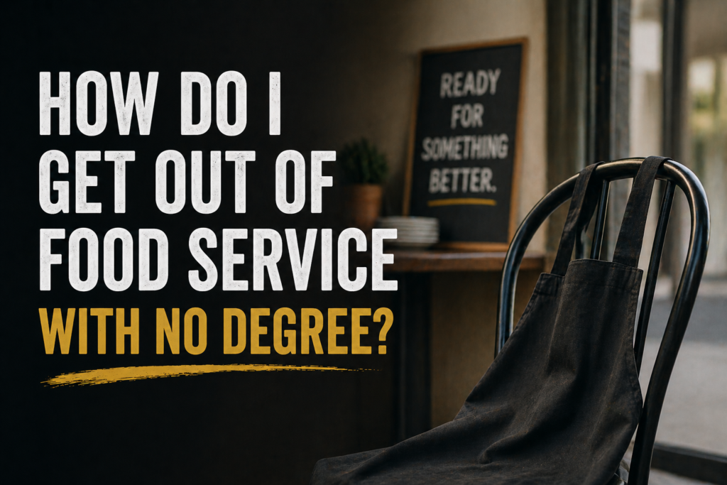 food service no degree